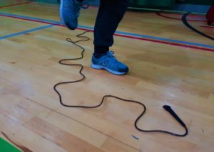 Badminton skipping rope