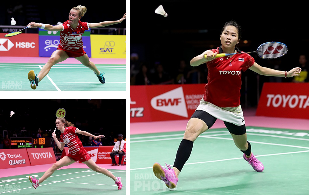 Badminton Playing Basics Arms wide legs wide