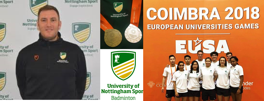 Martyn Lewis Nottingham University Badminton