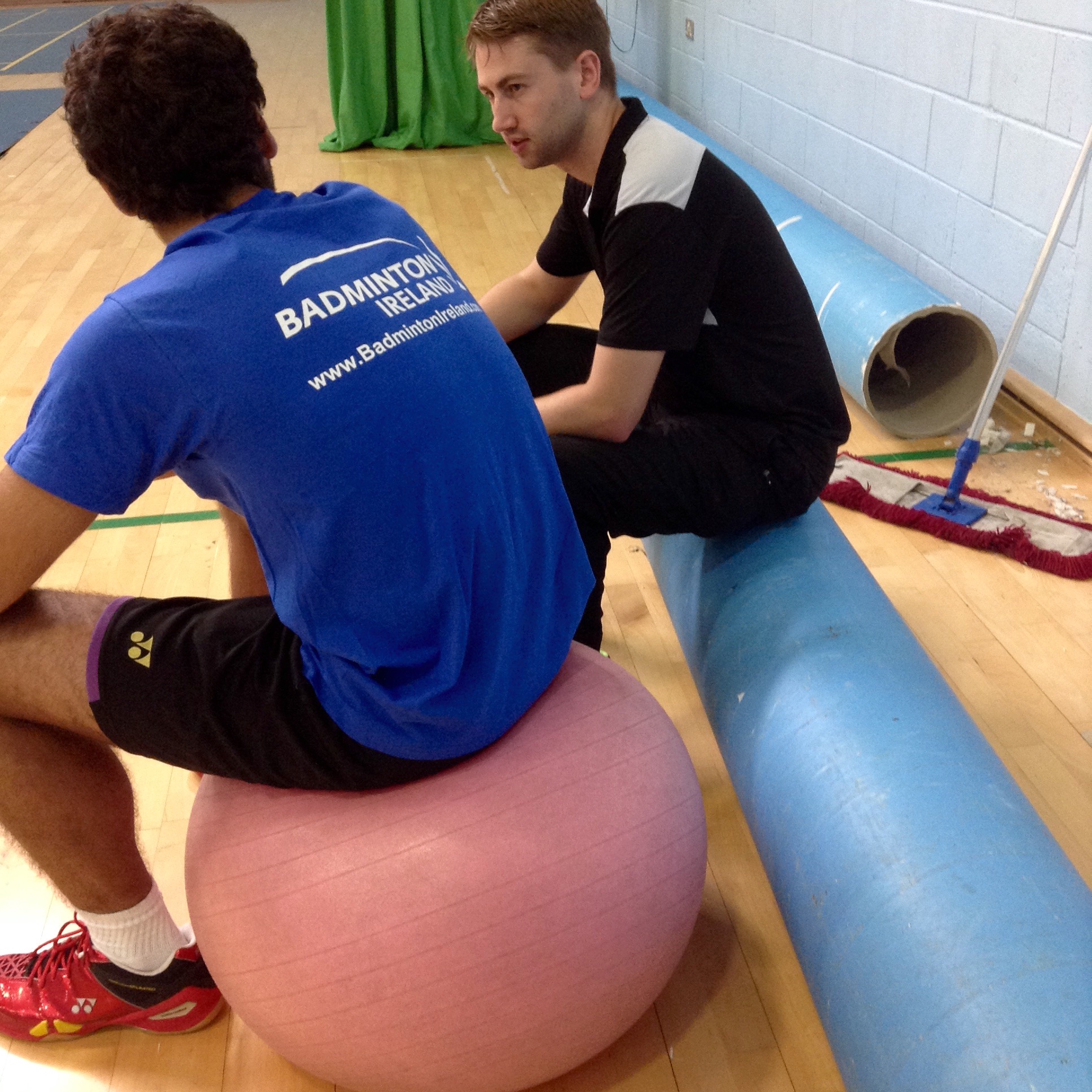 Badminton Coach at work : Dan Magee