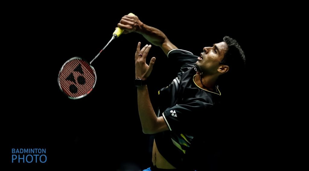 Hard Badminton smash