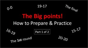 How to play the big points