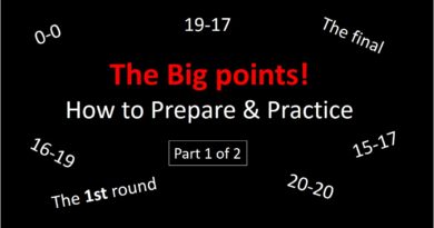How to play the big points