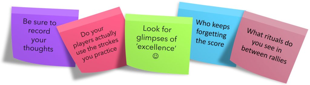 What to record in a Badminton Competitions