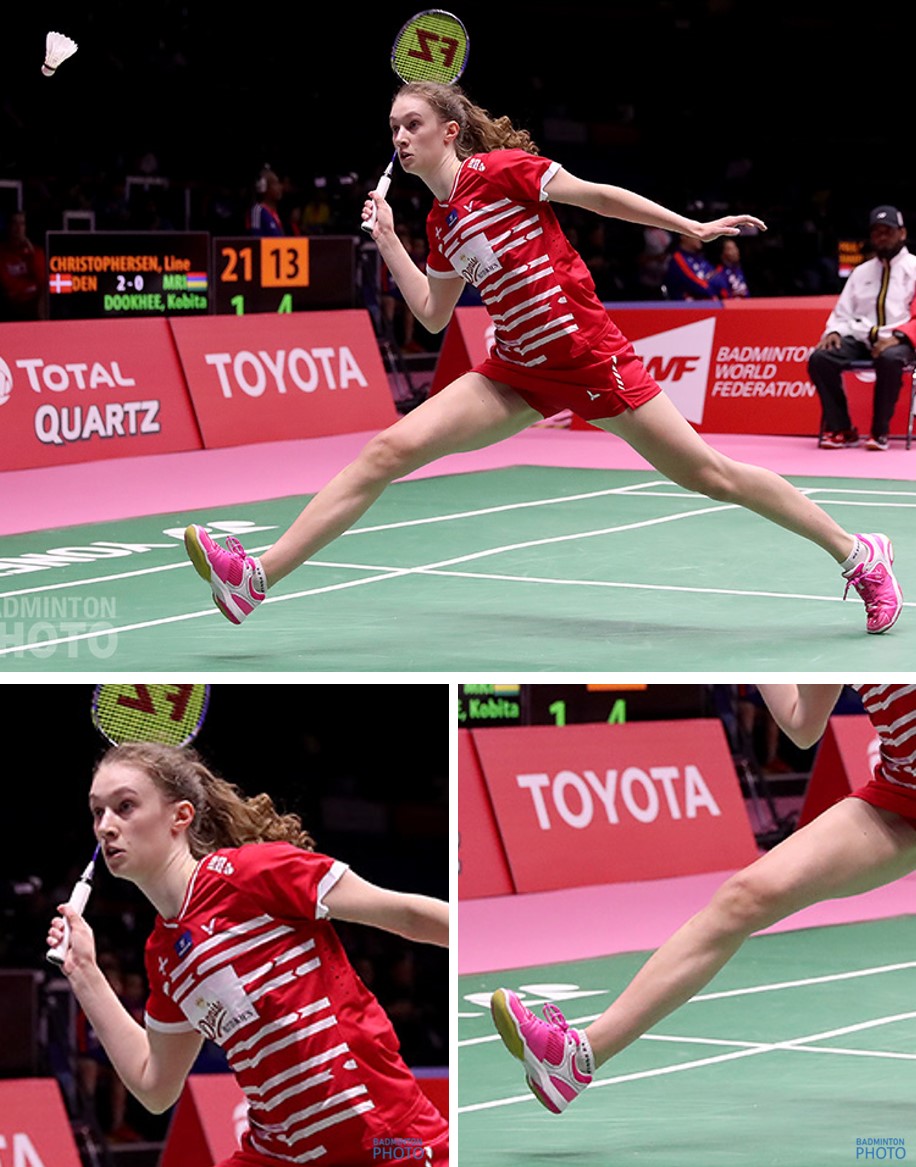 Deep forehand foot out