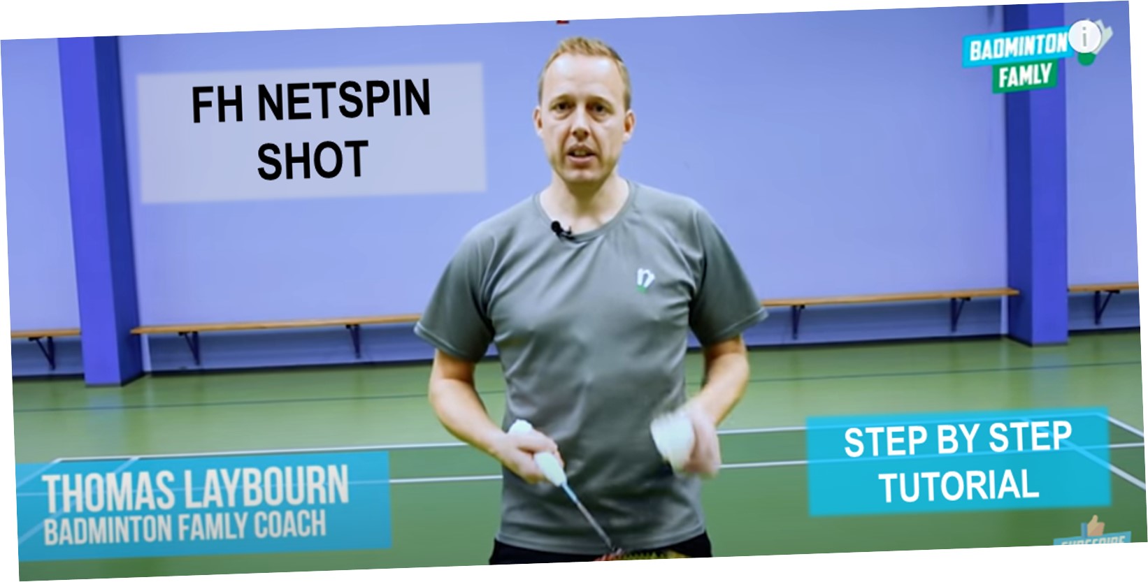 Badminton Family Spinning netshots