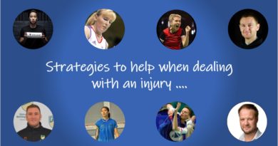 Strategies to help when dealing with an injury Badmintonandy