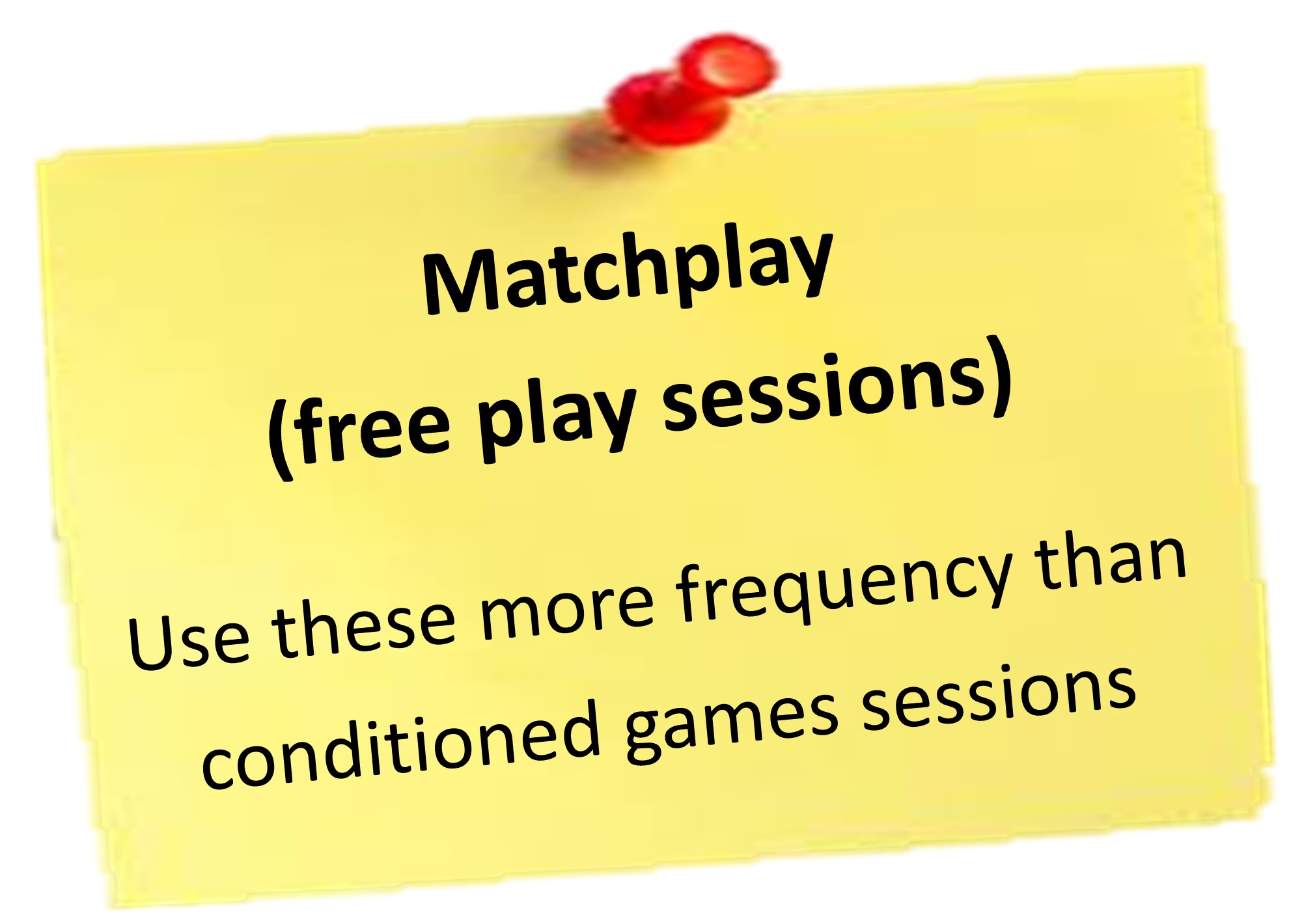 Badminton matchplay sessions