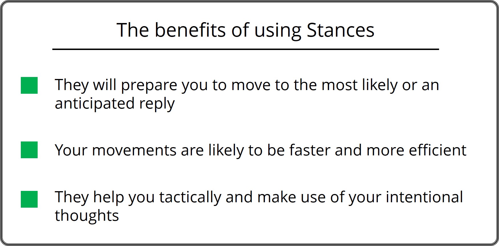Why use badminton stances