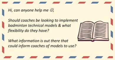 Badminton Technical Model