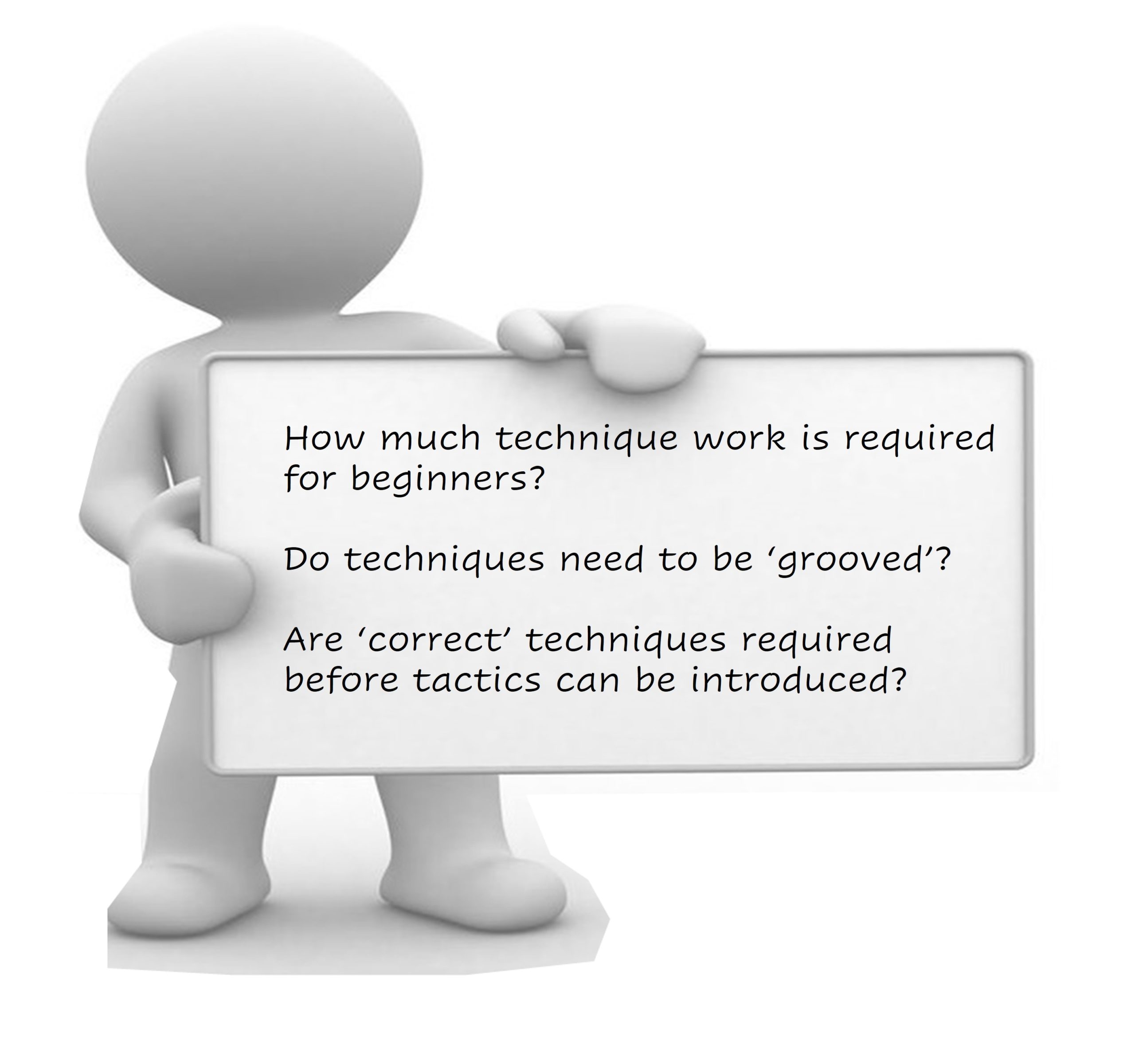 Badminton technical training