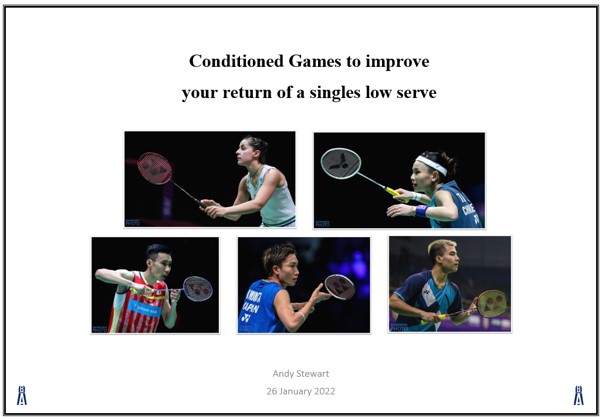 Badminton Conditioned Games