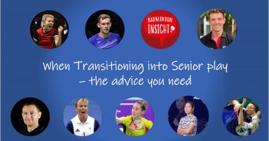 Transitioning into badminton senior play