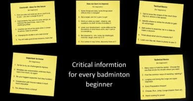 Badminton Coaching Tips