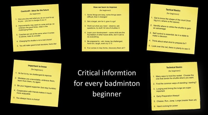 Badminton Coaching Tips