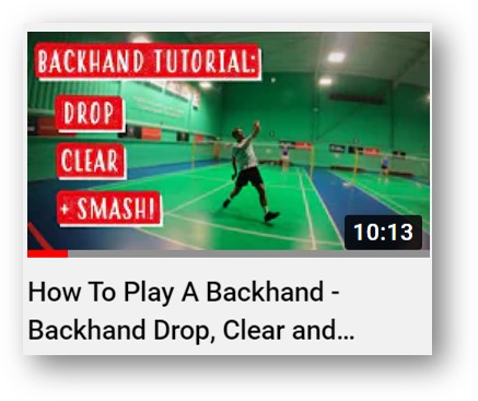 Badminton Coaching Tips