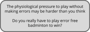 error free badminton