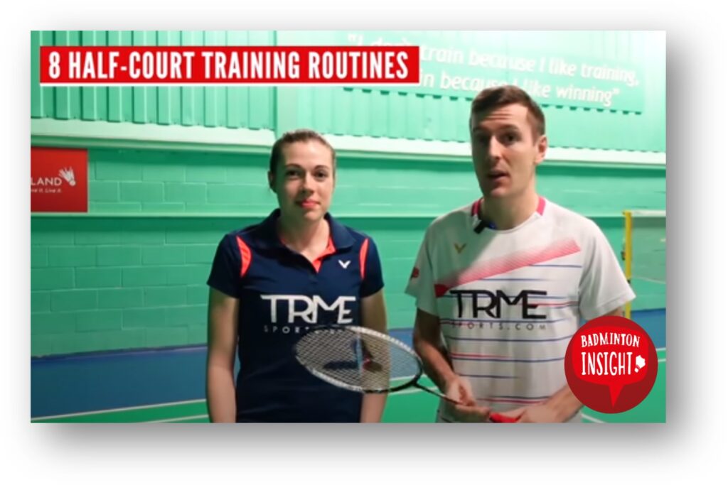 Badminton Half-court singles