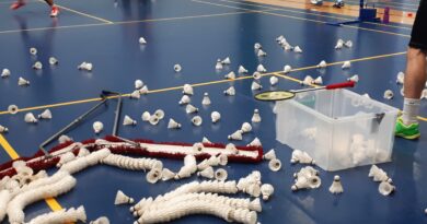 Badminton multishuttle