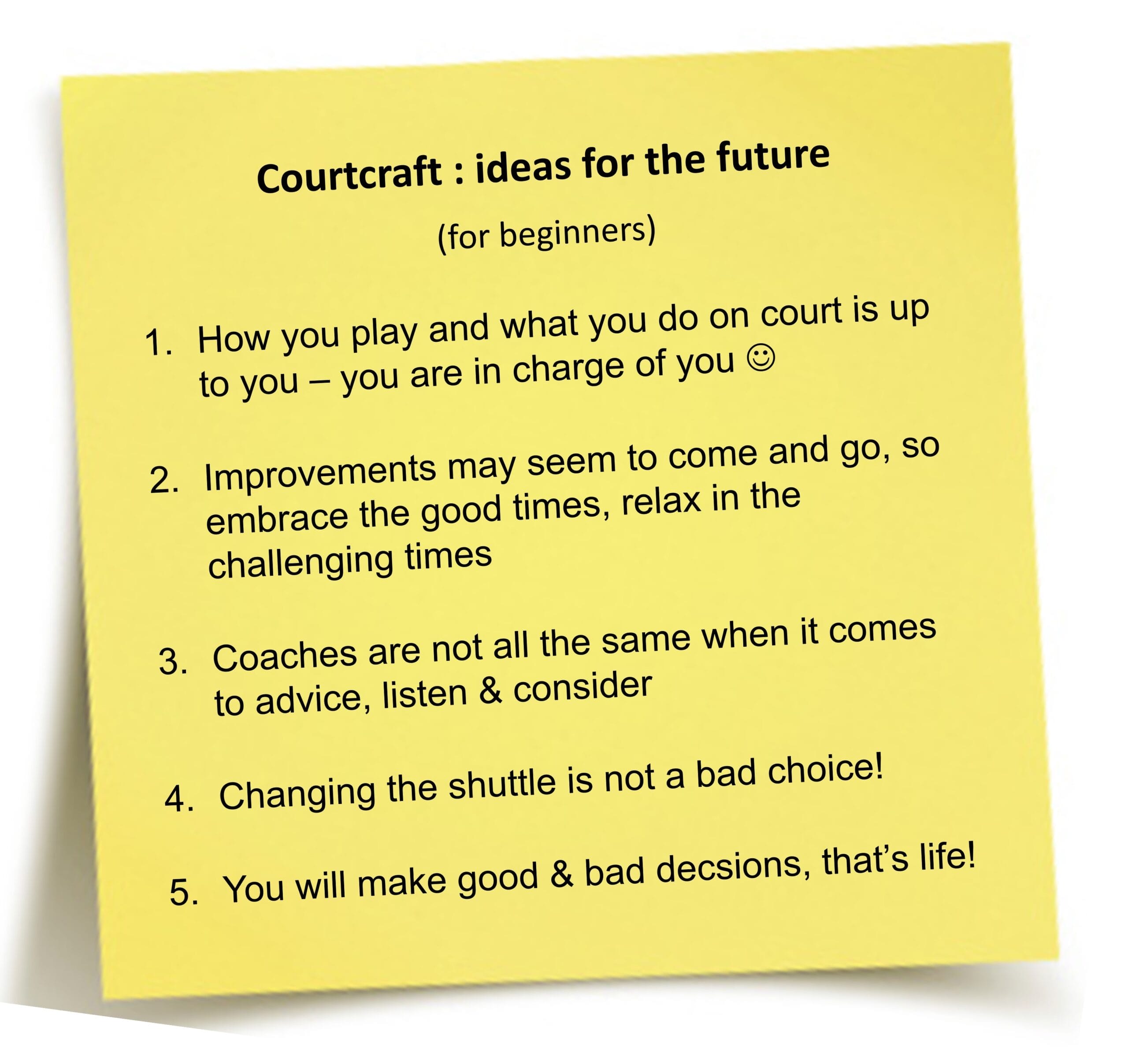 Badminton Coaching Tips