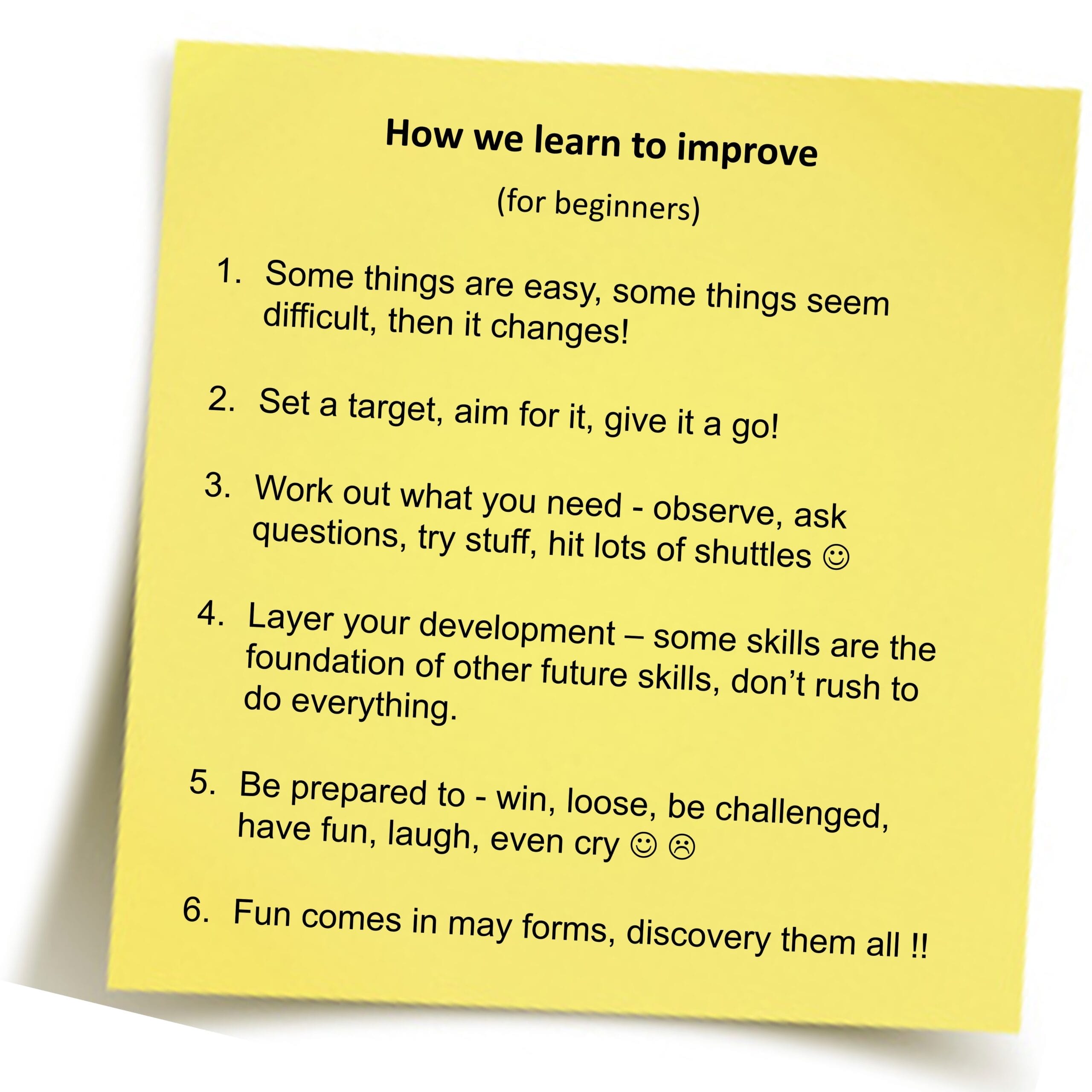 Badminton Coaching Tips