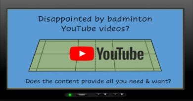 Badminton YouTube videos
