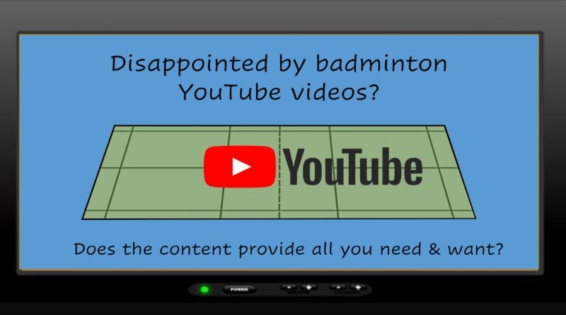 Badminton YouTube videos