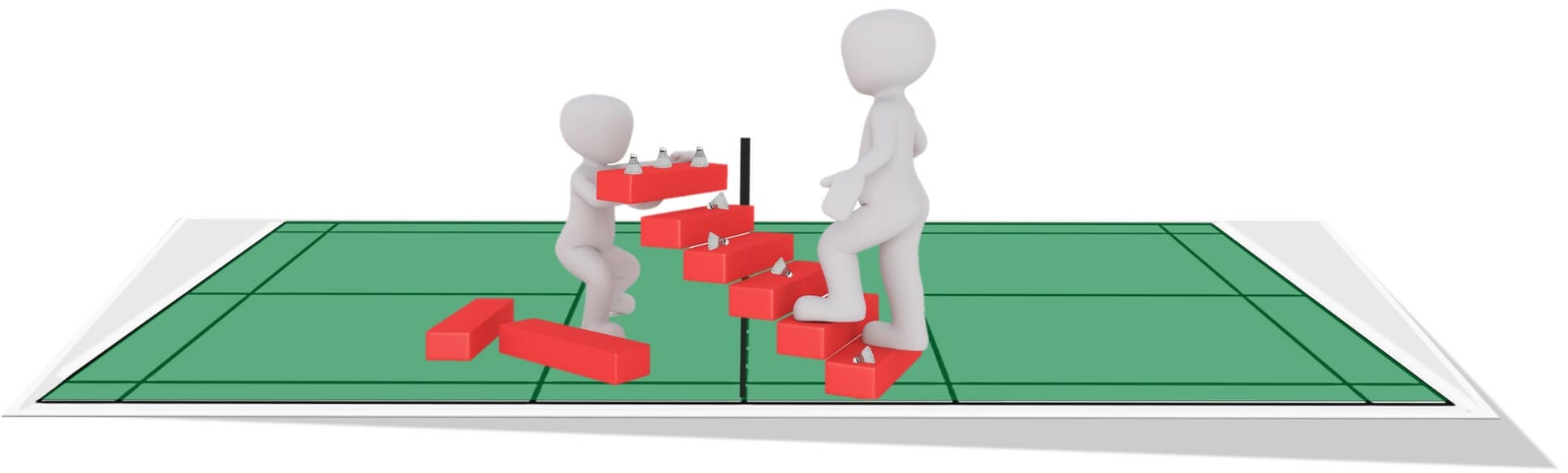 Support badminton coaching